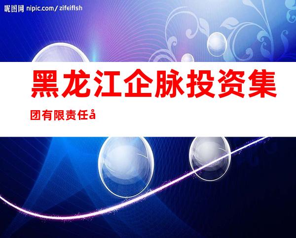 黑龙江企脉投资集团有限责任公司